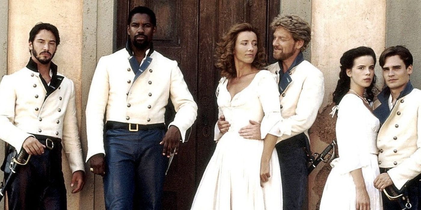 Denzel Washington and Kenneth Branagh in Much Ado About Nothing