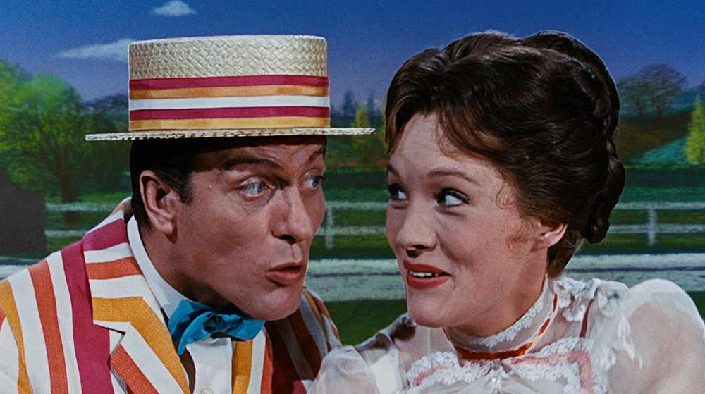 Dick Van Dyke and Julie Andrews Mary Poppins