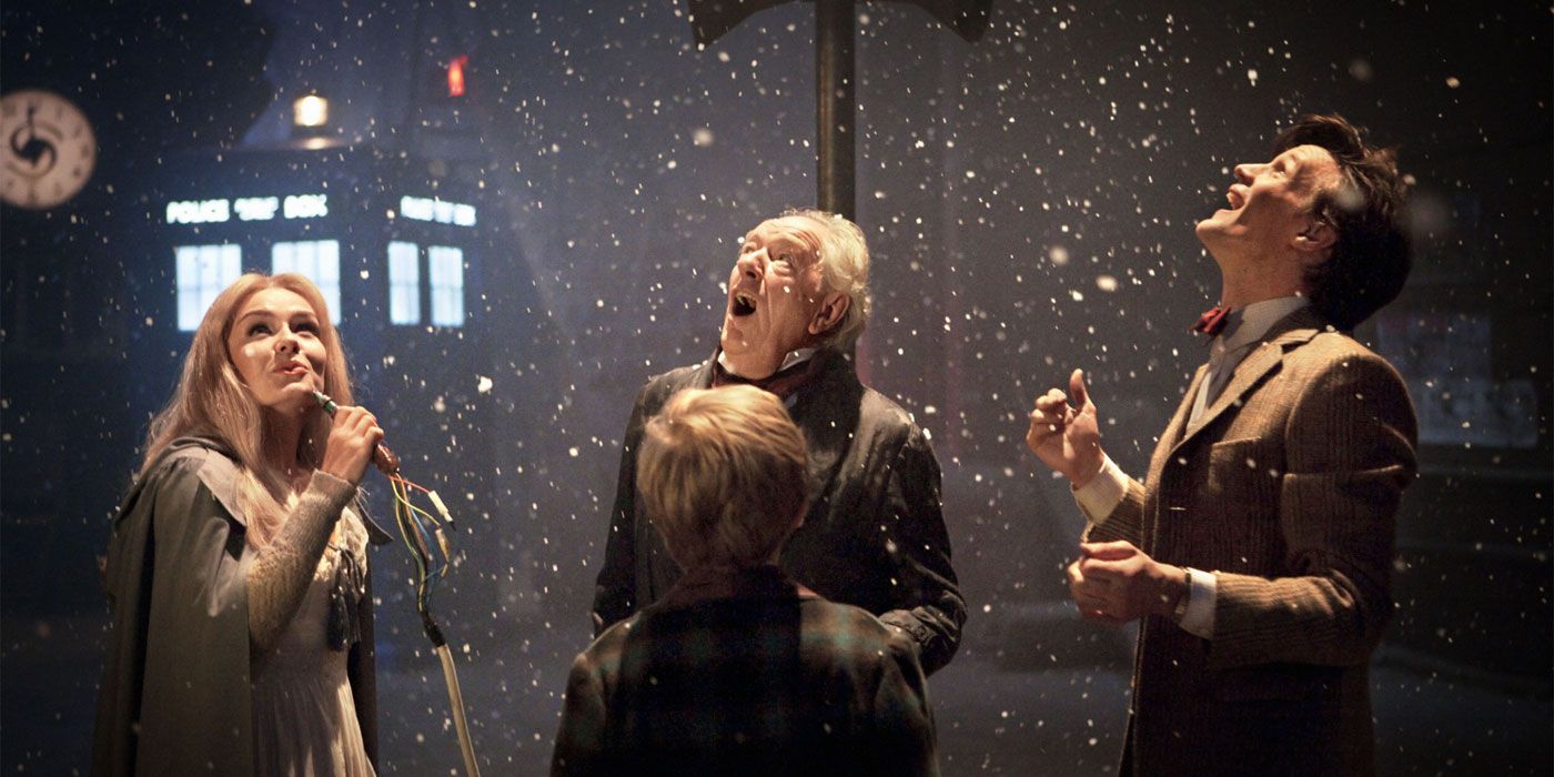 Doctor Who Christmas Carol Matt Smith en Michael Gambon