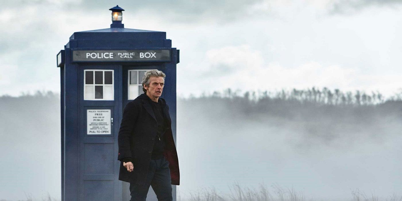 Doctor Who TARDIS and Peter Capaldi