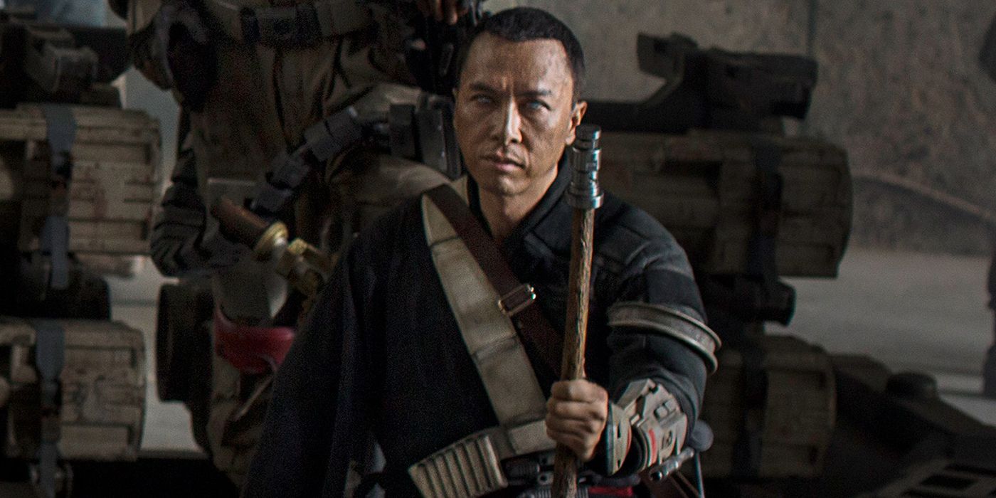 Donnie Yen as Chirrut Imwe in Rogue One: A Star Wars Story.