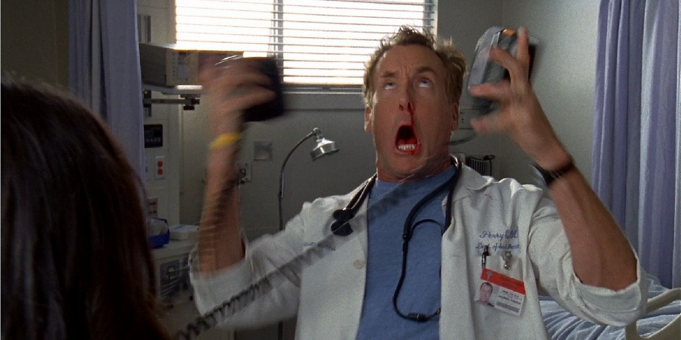 Dr Cox goes crazy on Scrubs