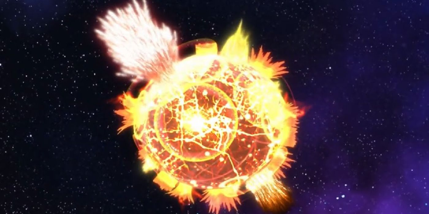 Dragon Ball Super Earth explodes