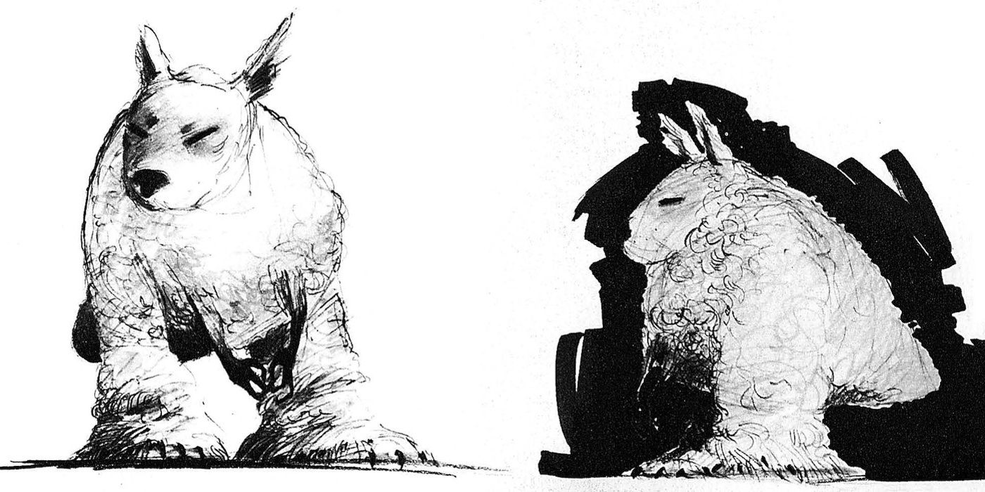 Early Ewok Concept Sketches in Star Wars