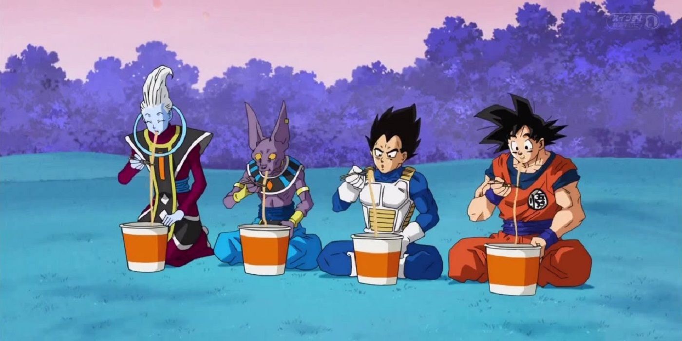 Eating in Dragon Ball