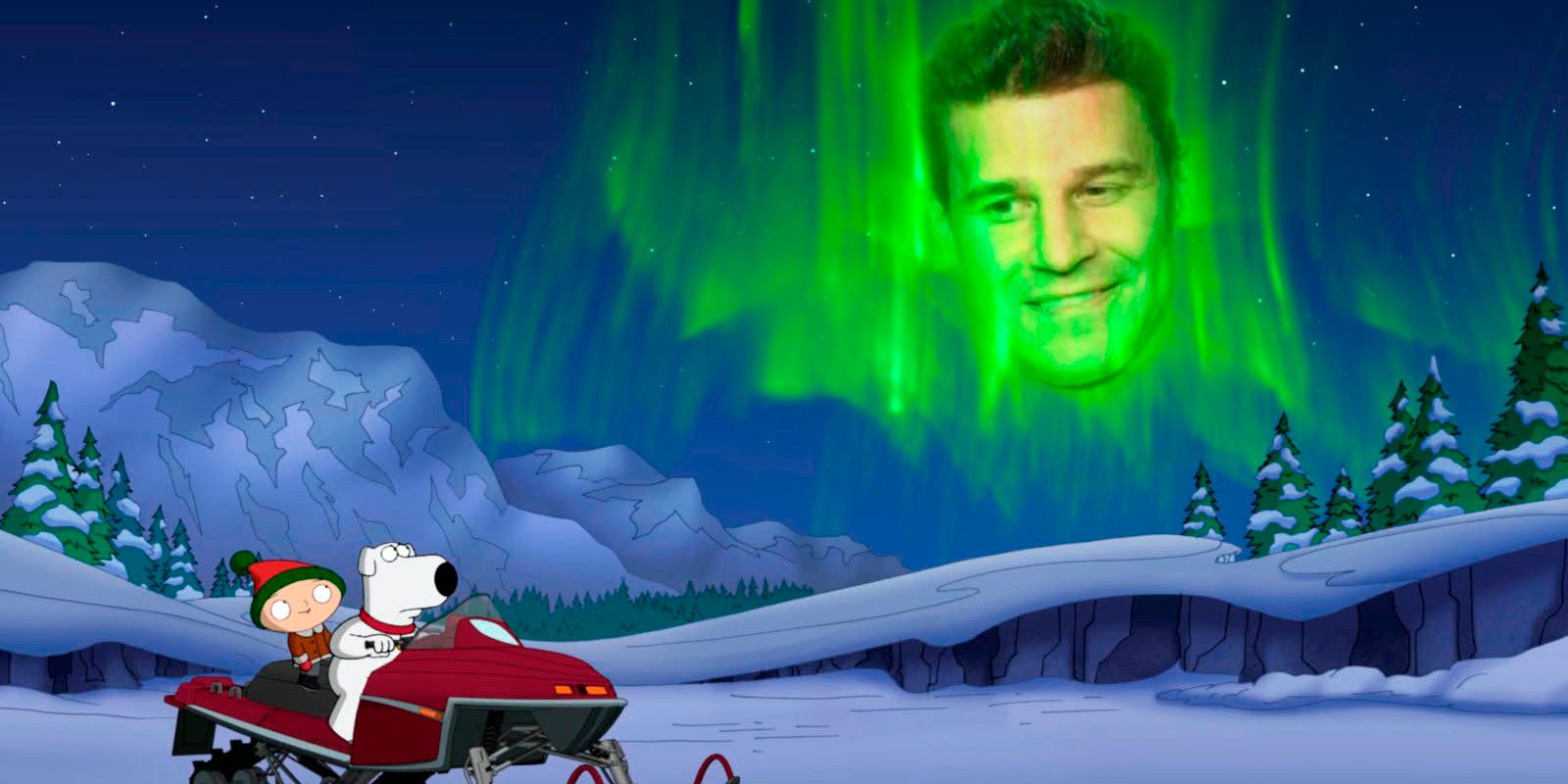 Family Guy Road to the North Pole David Boreanaz