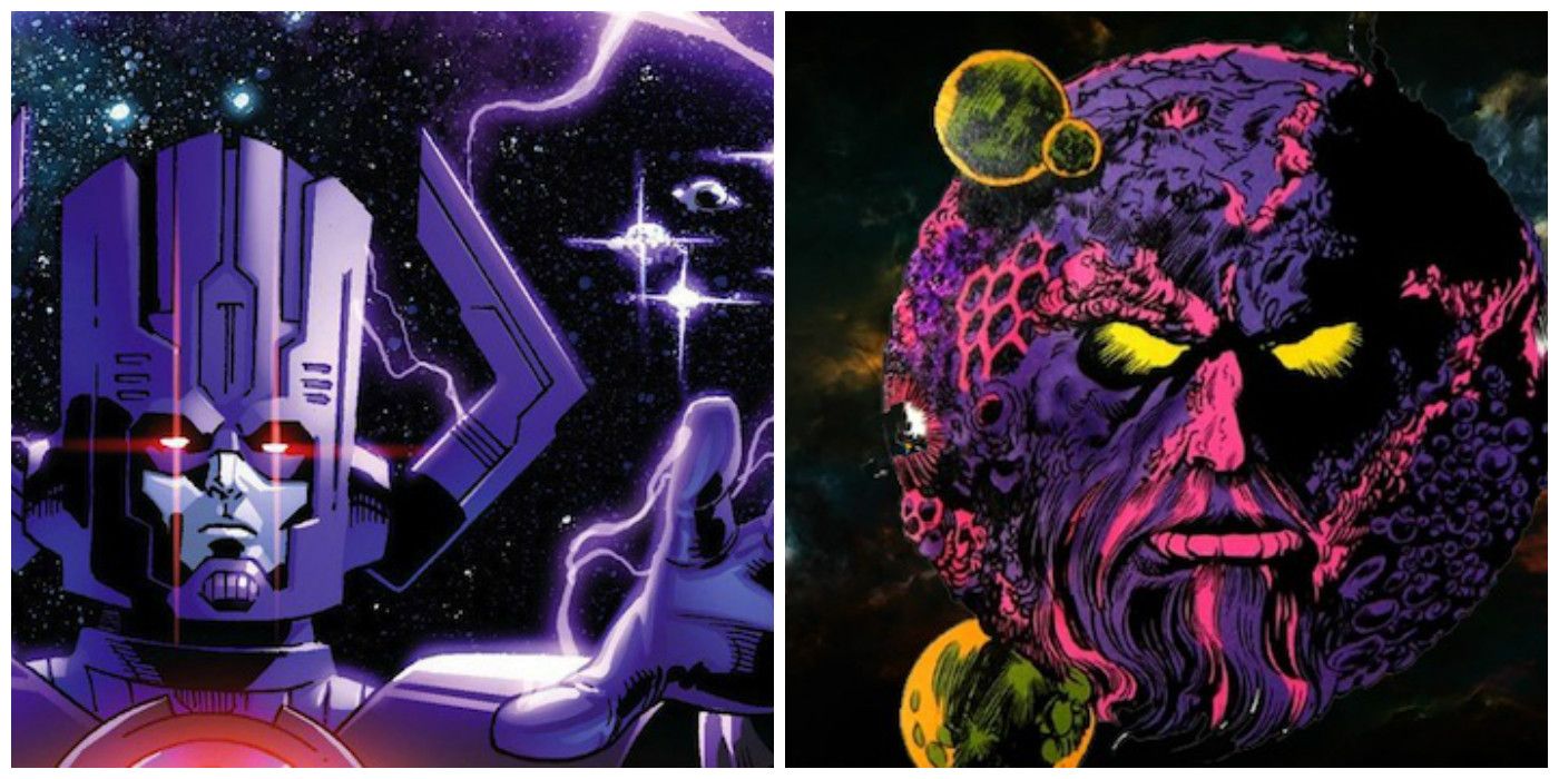 Galactus and Ego the Living Planet