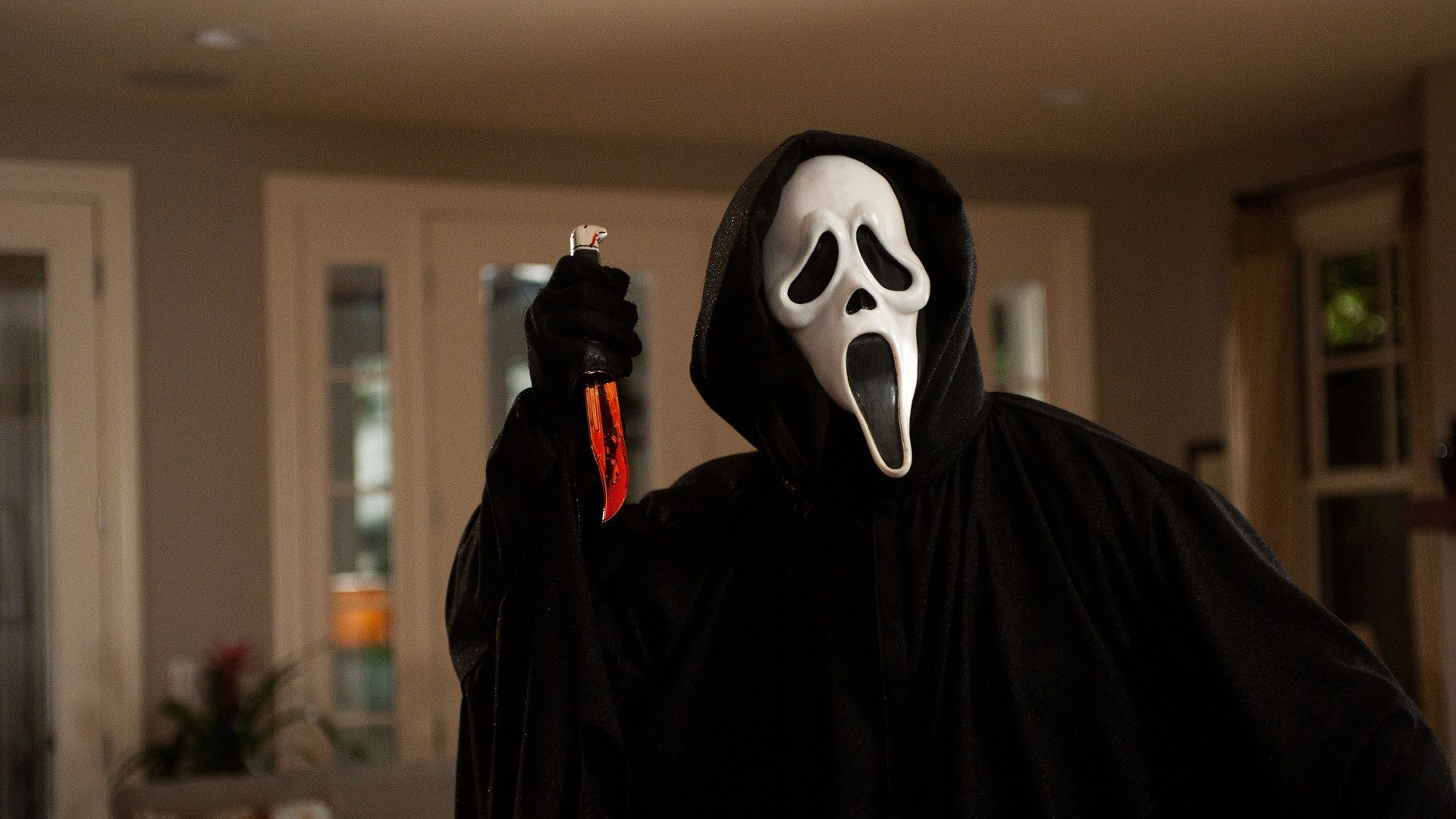 Ghostface and a Knife