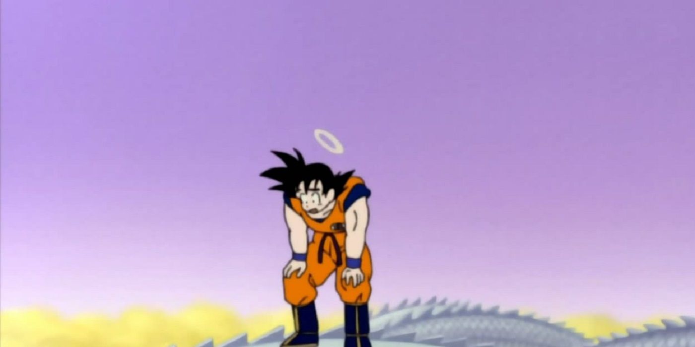 Goku running down Snake Way after dying