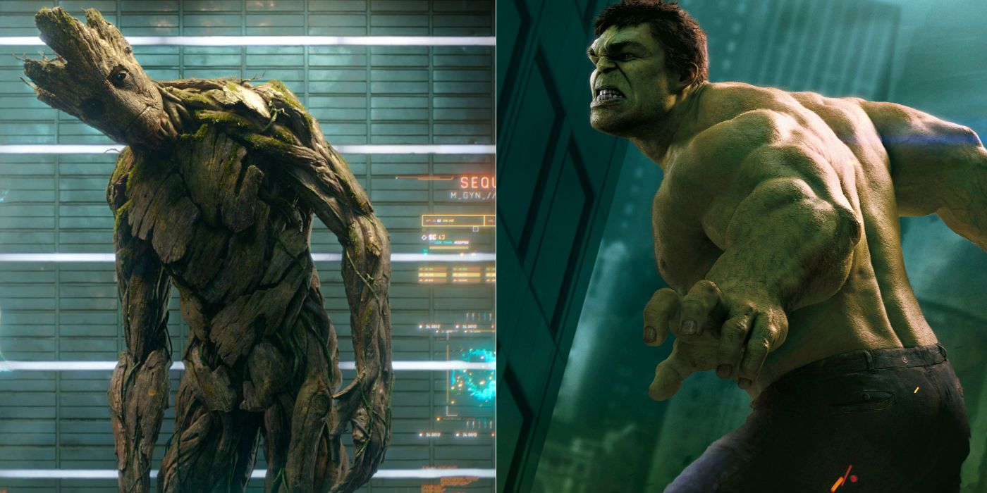 Groot vs. The Hulk