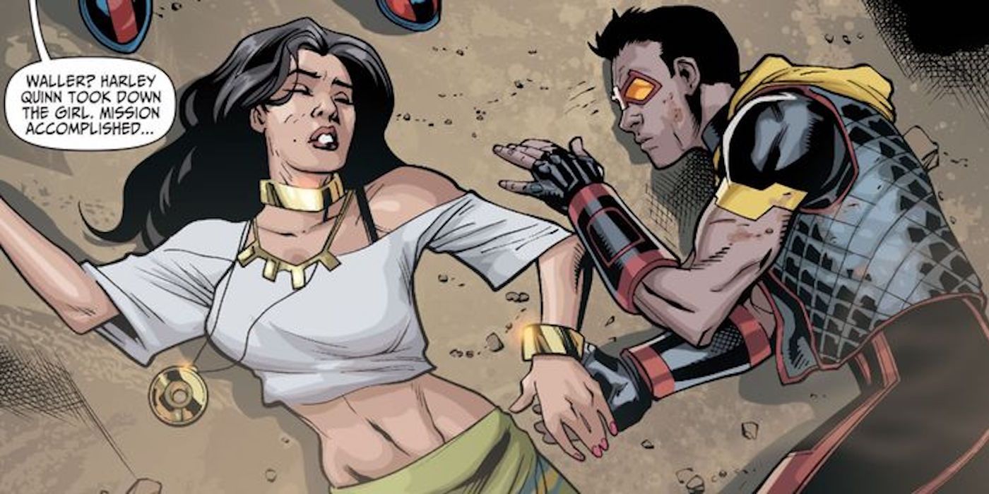 Gypsy and Vibe in Justice League Comic