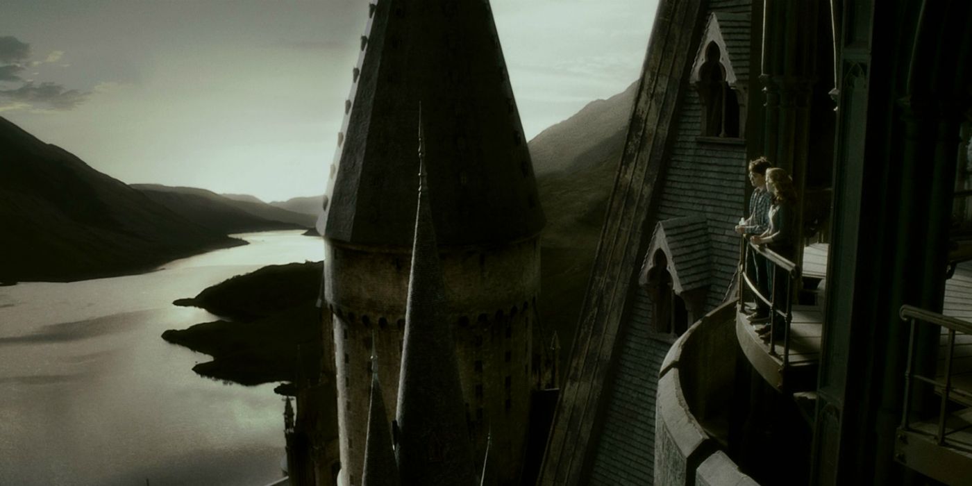 The astronomy tower at Hogwarts