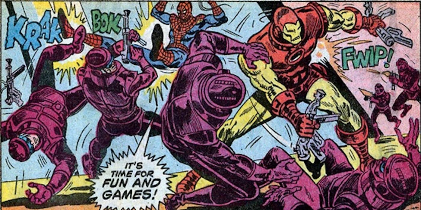 Iron Man and Spider-Man Fight Kang in Marvel Team-Up #9
