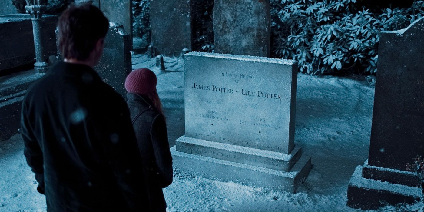 James and Lily Potters Grave in Godrics Hollow