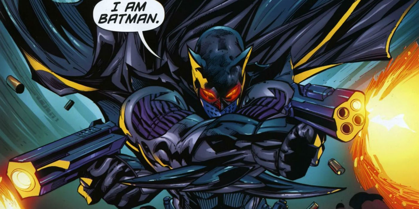 Jason Todd as Batman in Battle for the Cowl
