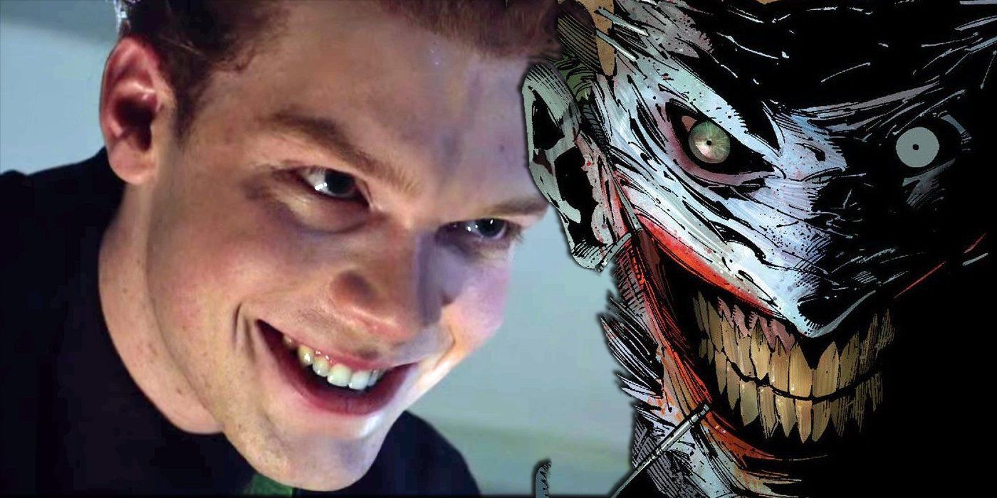 Gotham Jerome Posts Faceless Joker PIcture