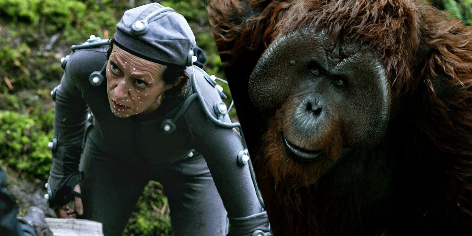 Karin Konoval as Maurice in Dawn of the Planet of the Apes