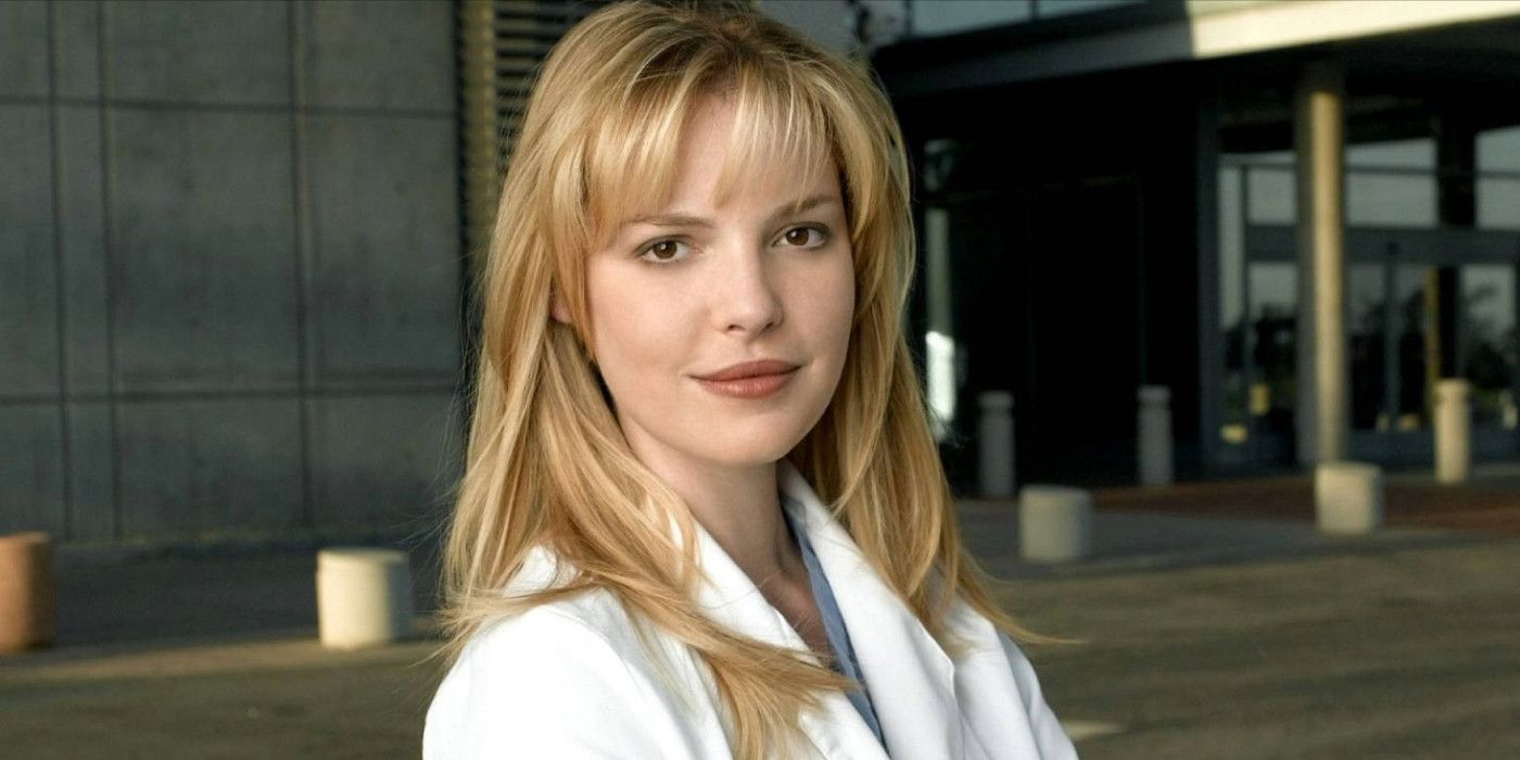Katherine Heigl as Dr. Izzie Stevens in Grey's Anatomy