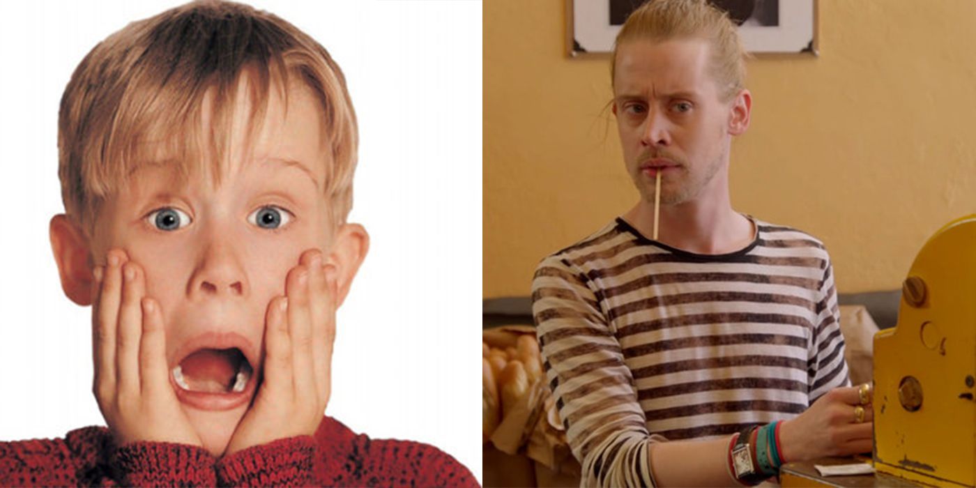 Macaulay Culkin then and now