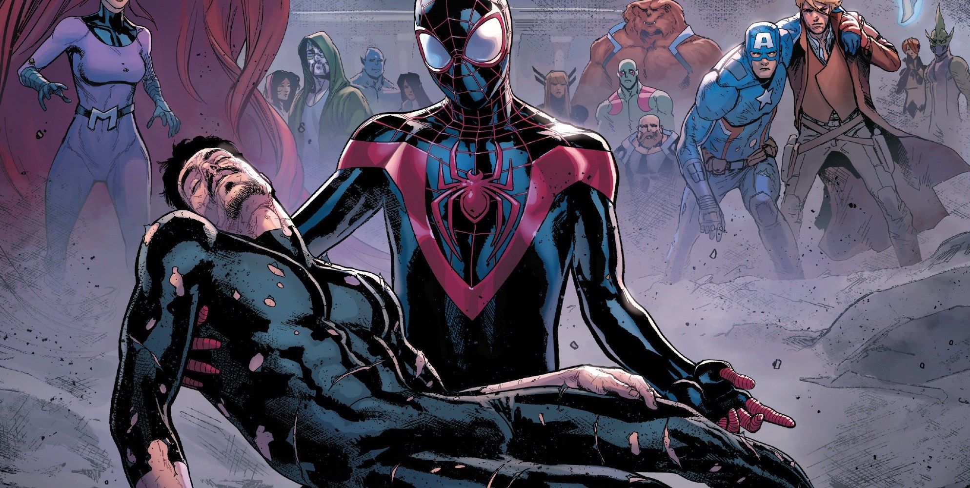 Marvel Civil War 2 Tony Stark Spiderman