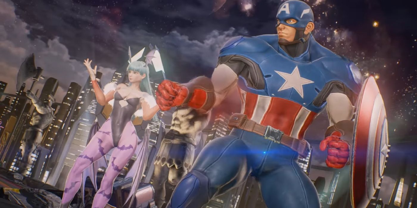 Marvel vs Capcom Infinite - Captain America and Morrigan