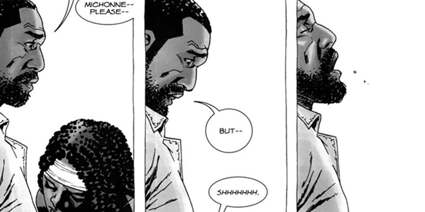 Michonne seduces Tyreese in The Walking Dead comic