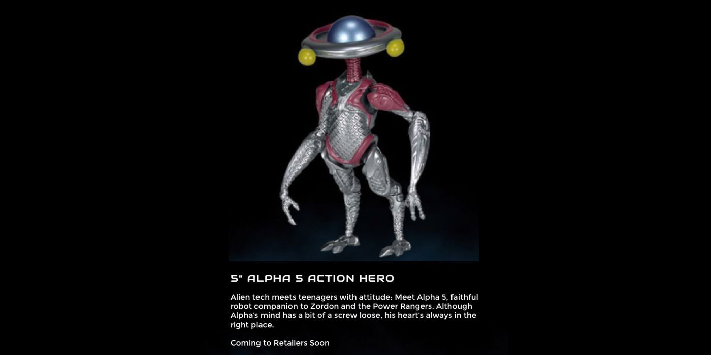 New Alpha 5 Action Hero Toy from Saban's Power Rangers 2017