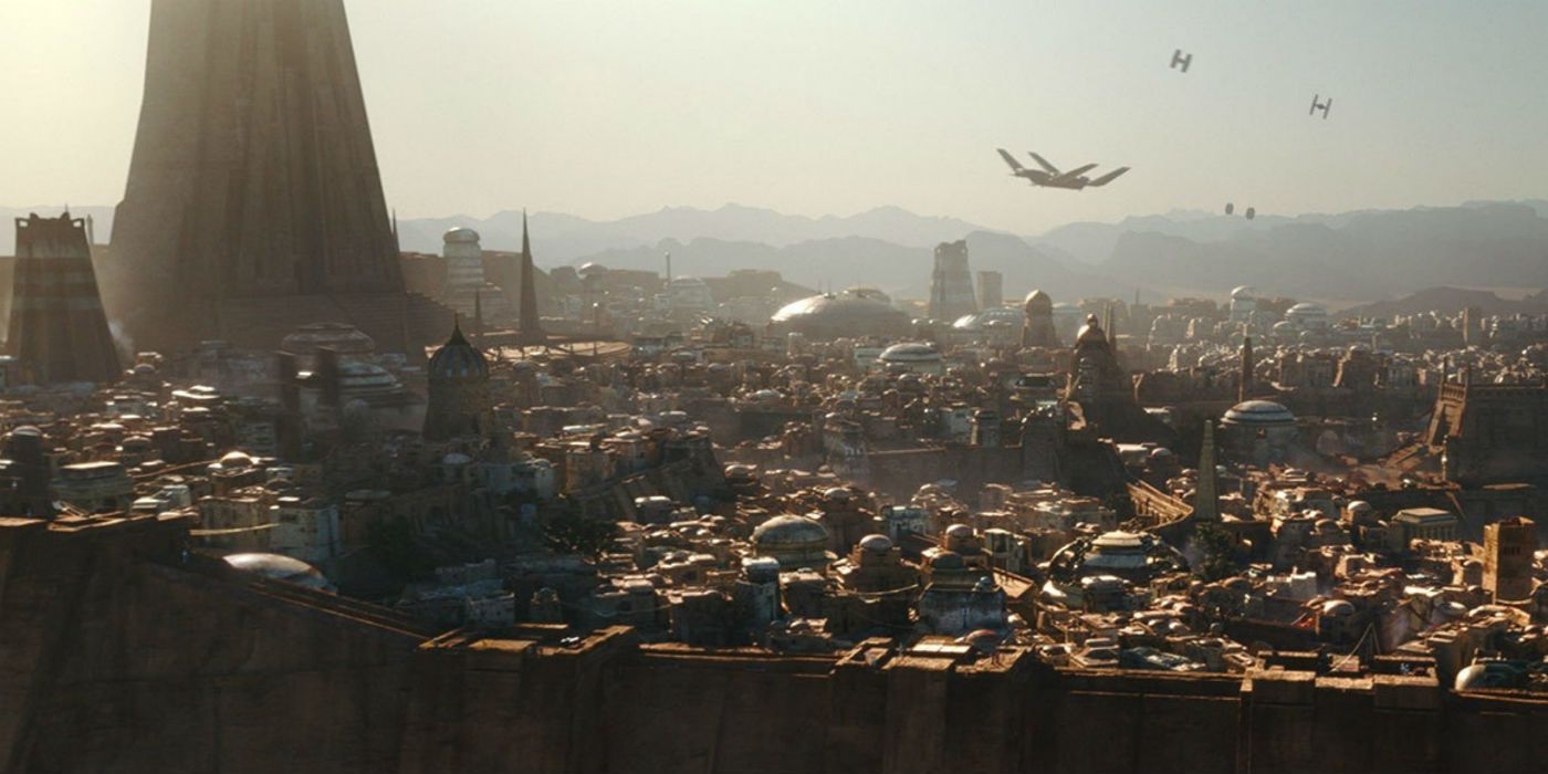 The city of Jedha in Star Wars Rogue One