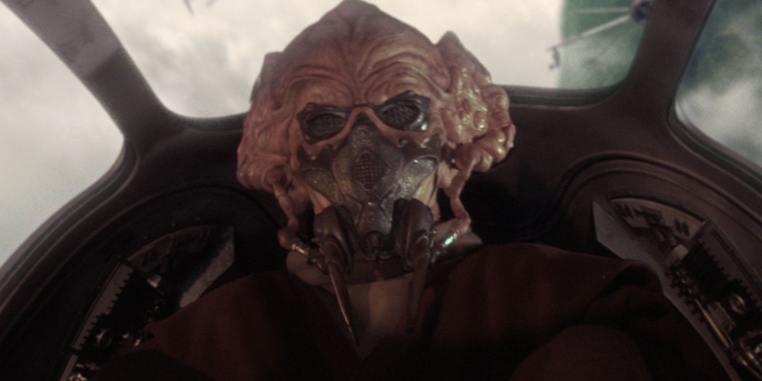 Plo Koon in the cockpit in Star Wars