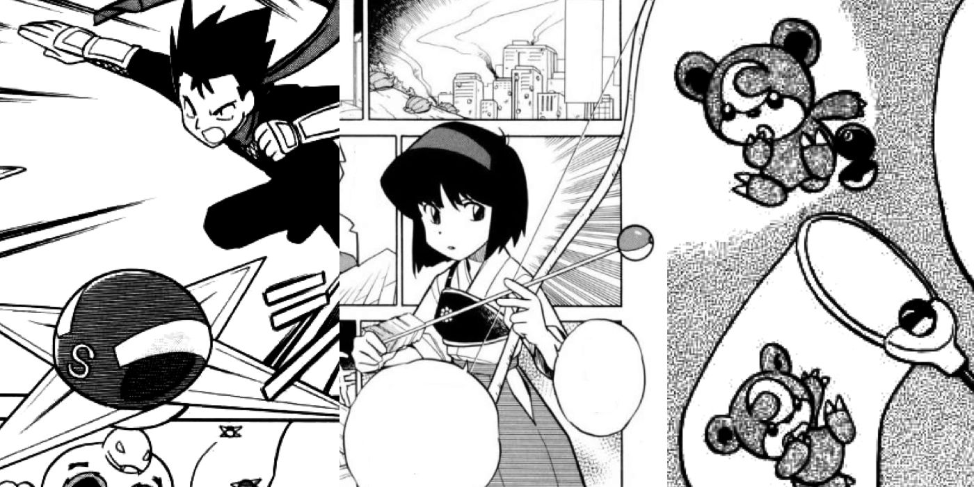 Poke Balls in the Pokemon Manga