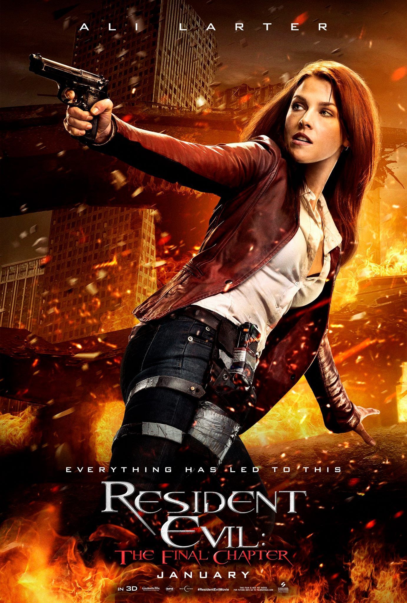Resident Evil The Final Chapter - Ali Larter poster
