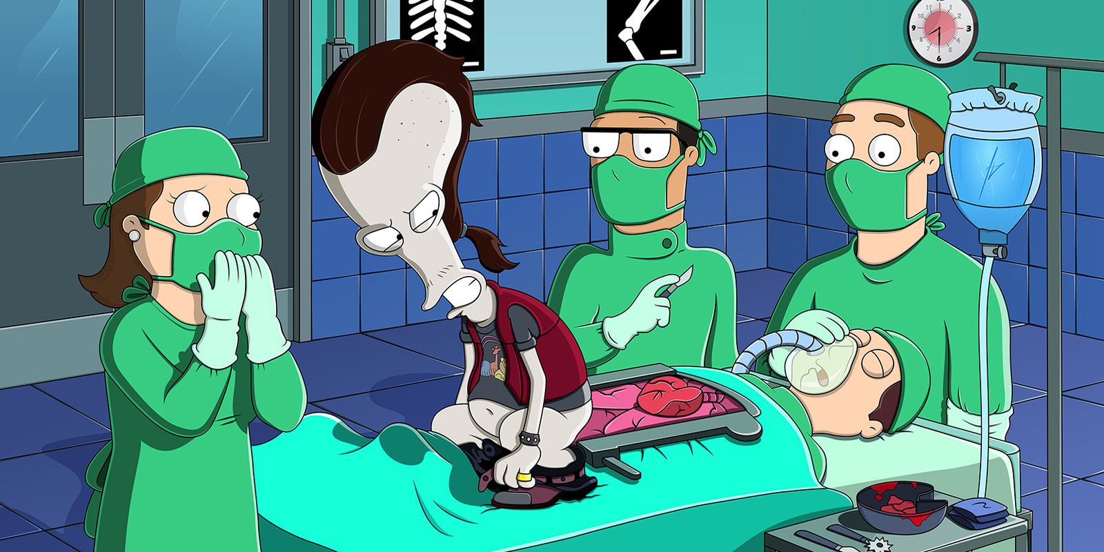 Roger being a jerk in the ER from American Dad