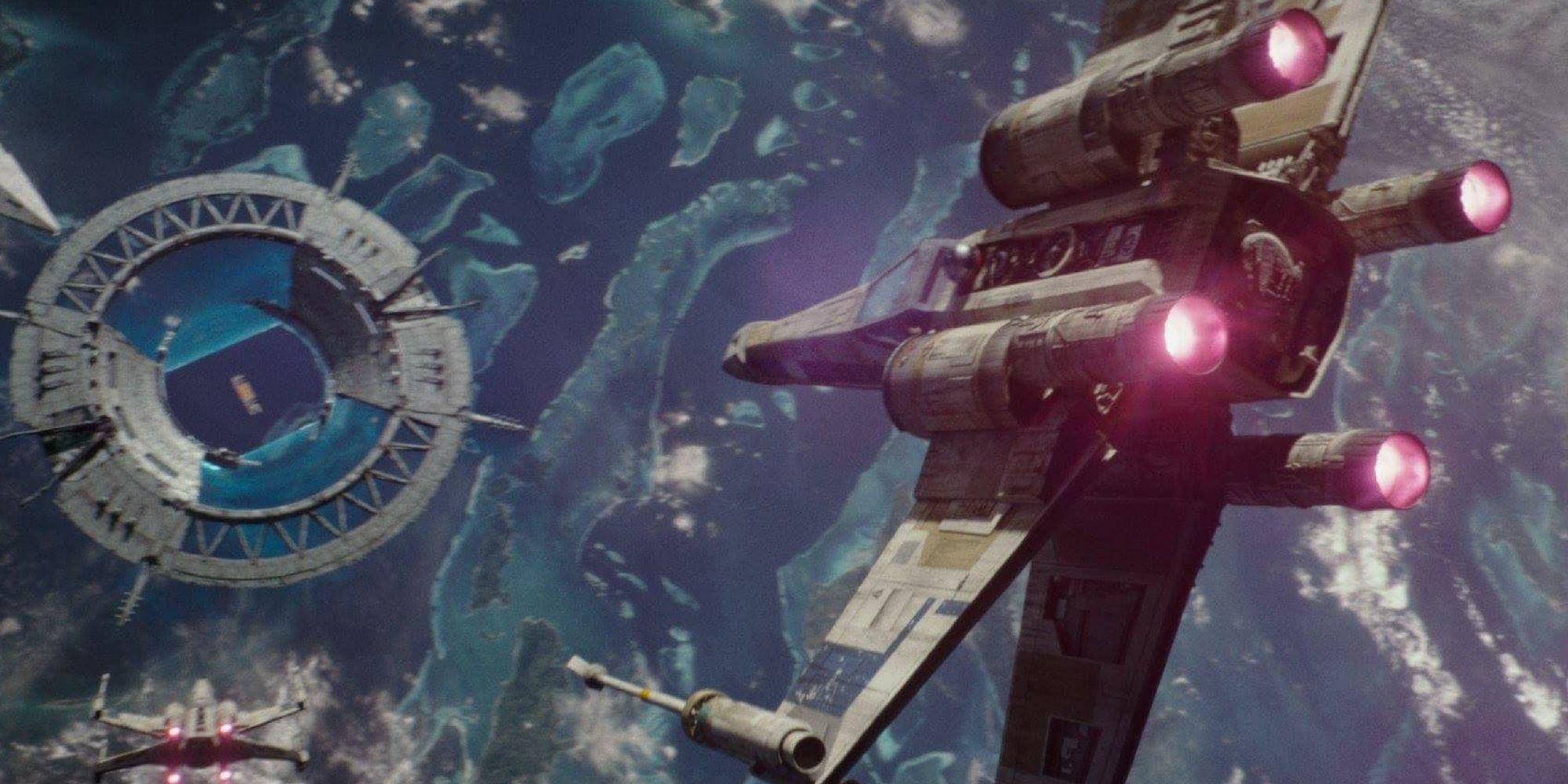 Rogue One A Star Wars Story - X-Wing at Scariff Shield Gate