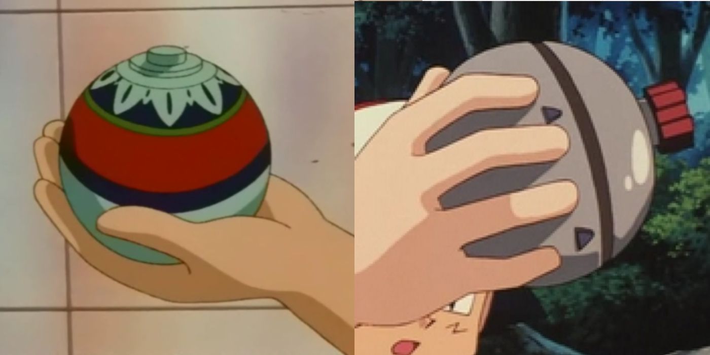 Sam and Lokoko's Poke Balls from the Pokemon Anime