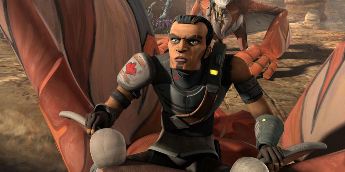 Gerrera fue vista en Star Wars The Clone Wars