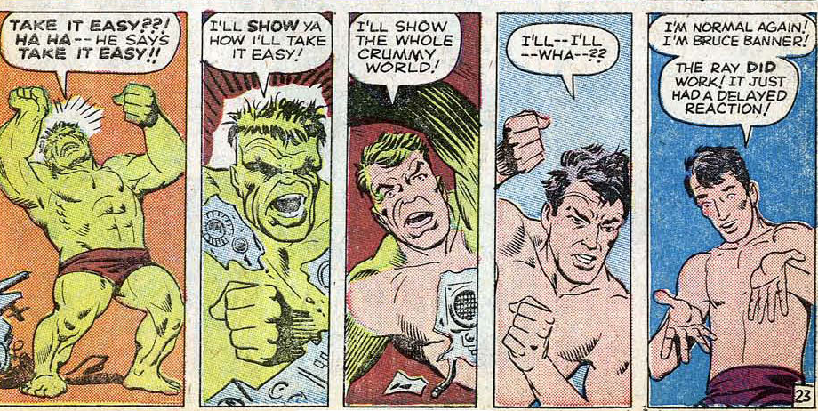 The Incredible Hulk Cured