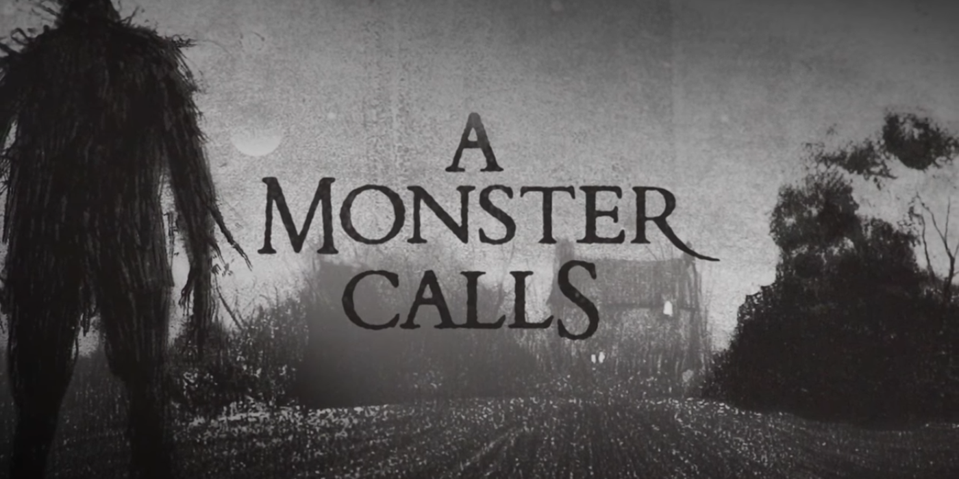 A Monster Calls novel title card