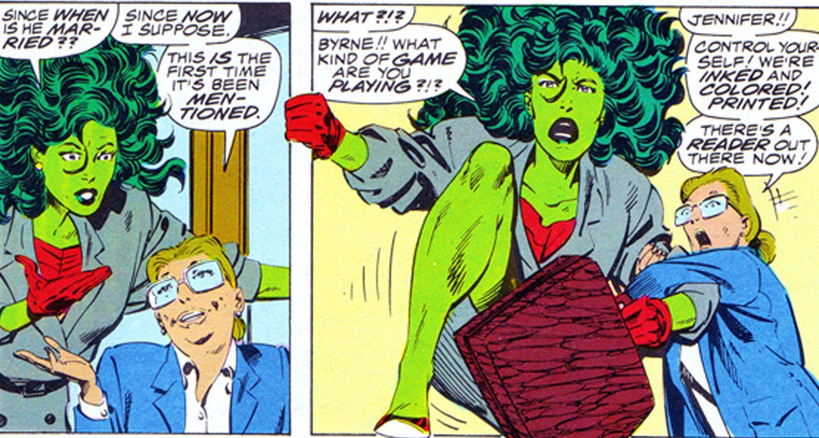 She-Hulk breaks the fourth wall