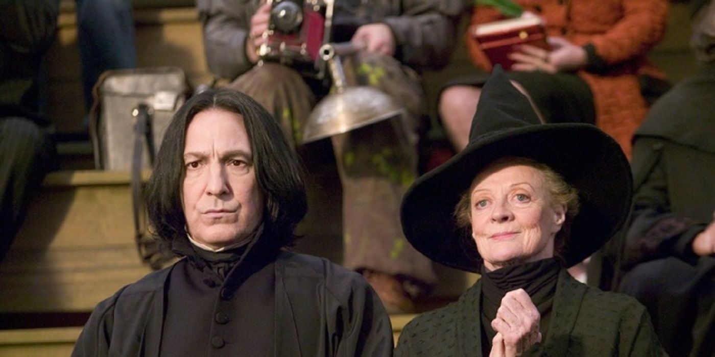 Snape and McGonagall in Harry Potter