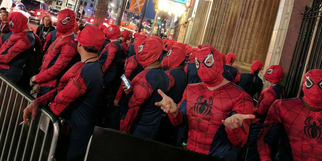 Spider-Man Homecoming Costumes Cosplay at Jimmy Kimmel Live