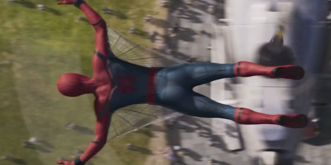 Spidey's Web Wings in Spider-Man Homecoming Trailer Teaser