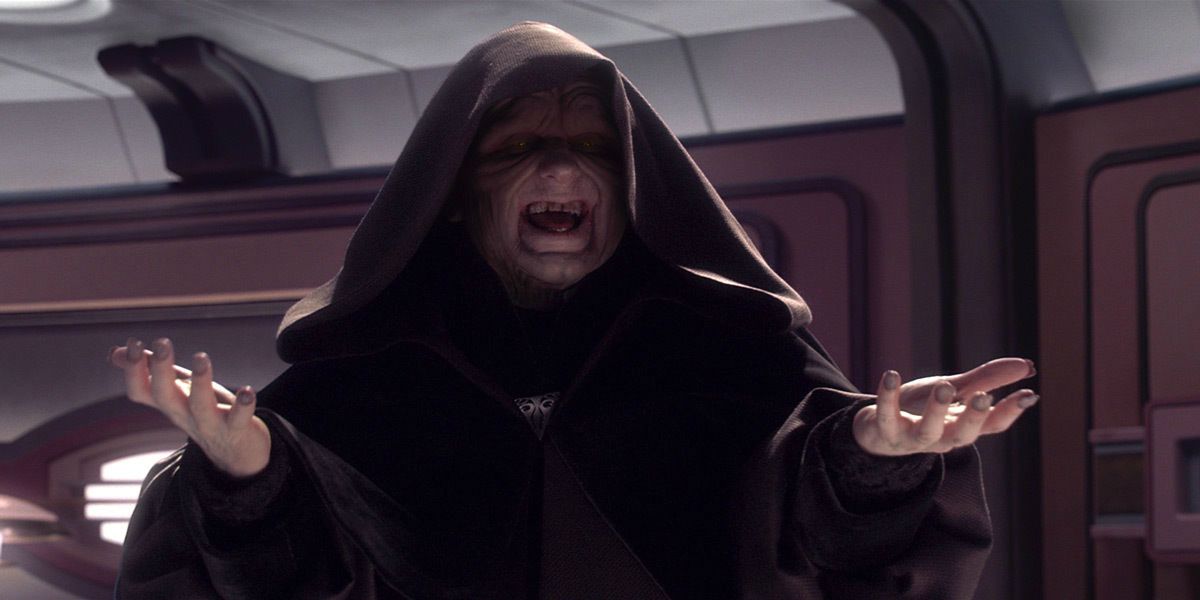 Star Wars Emperor Palpatine Laughing