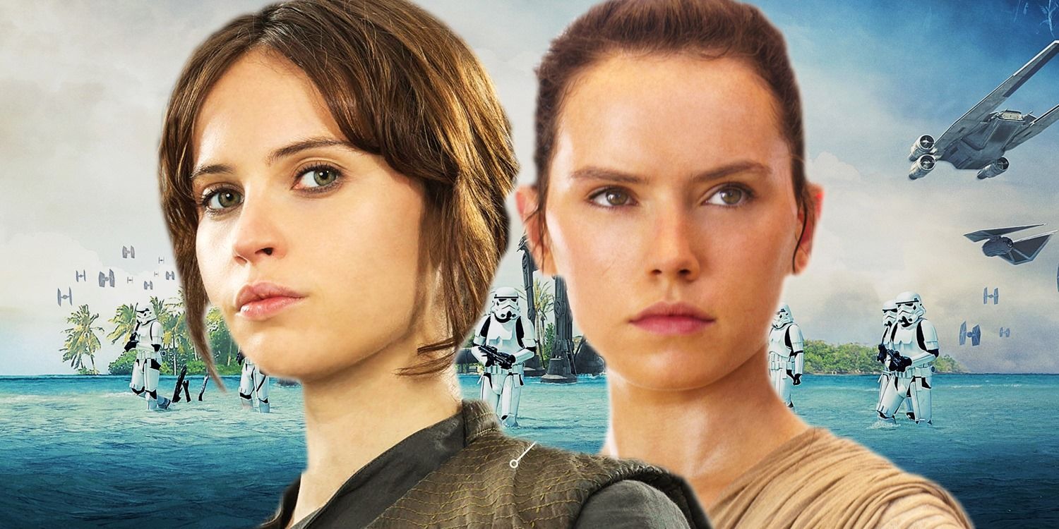 Star Wars Rogue One Jyn Erso Rey Skywalker