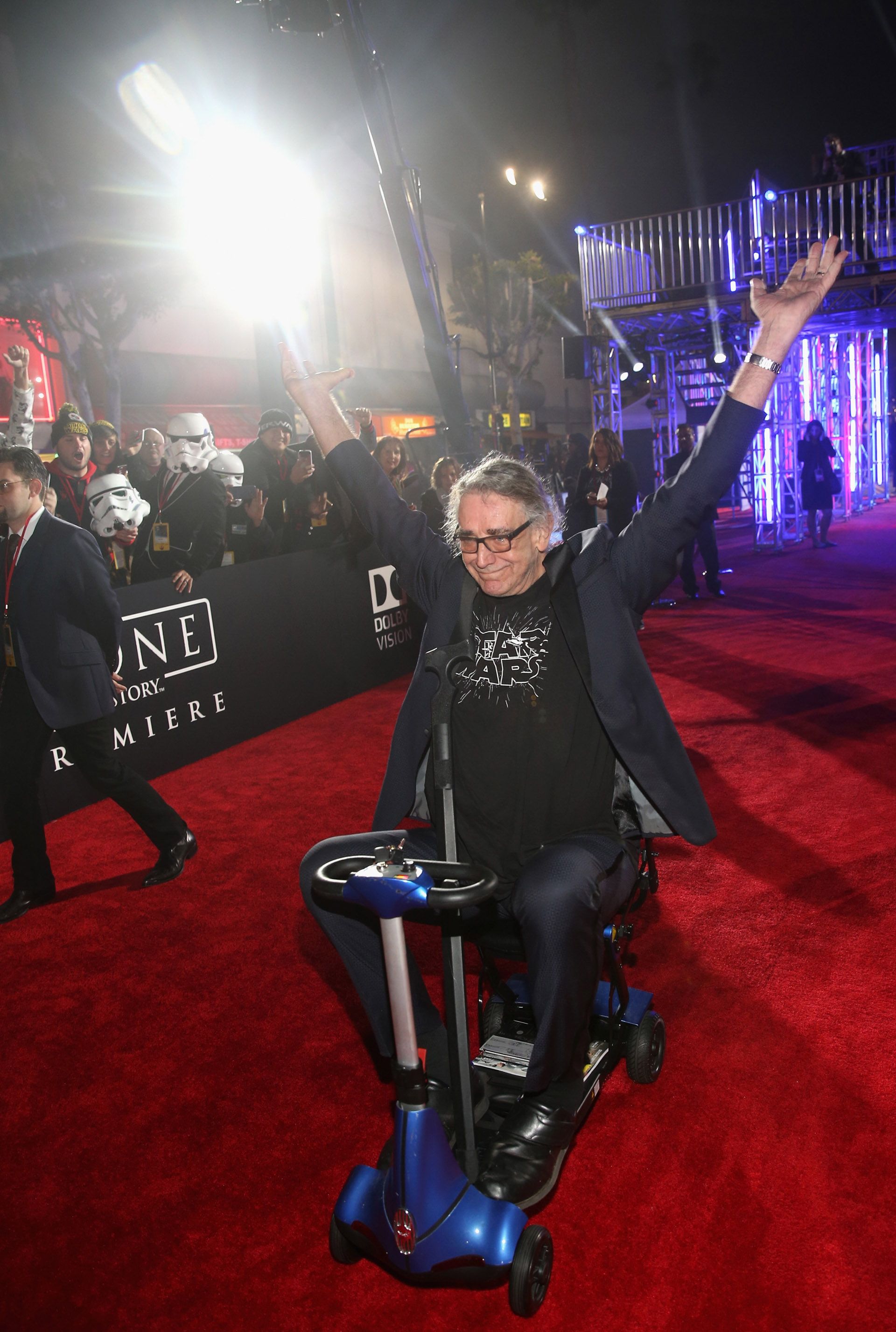 Peter Mayhew at Star Wars Rogue One Premiere