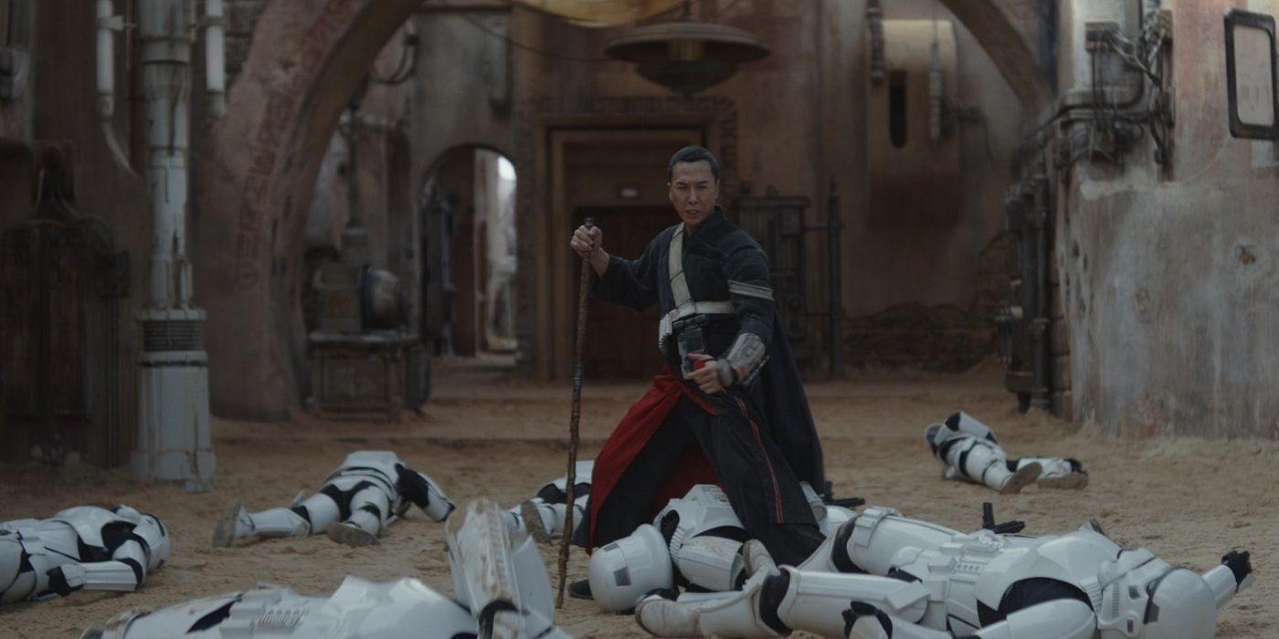 Donnie Yen as Chirrut Imwe in Rogue One