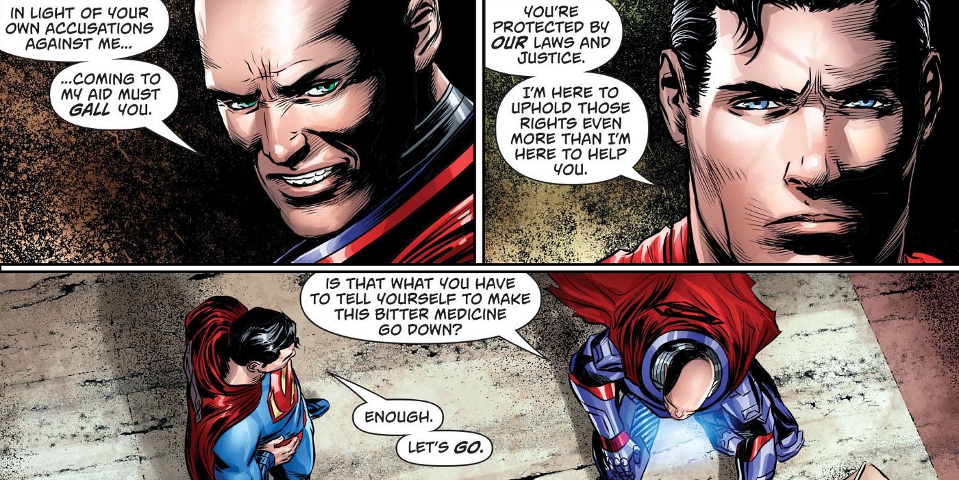 Superman Comic Lex Luthor Rescued