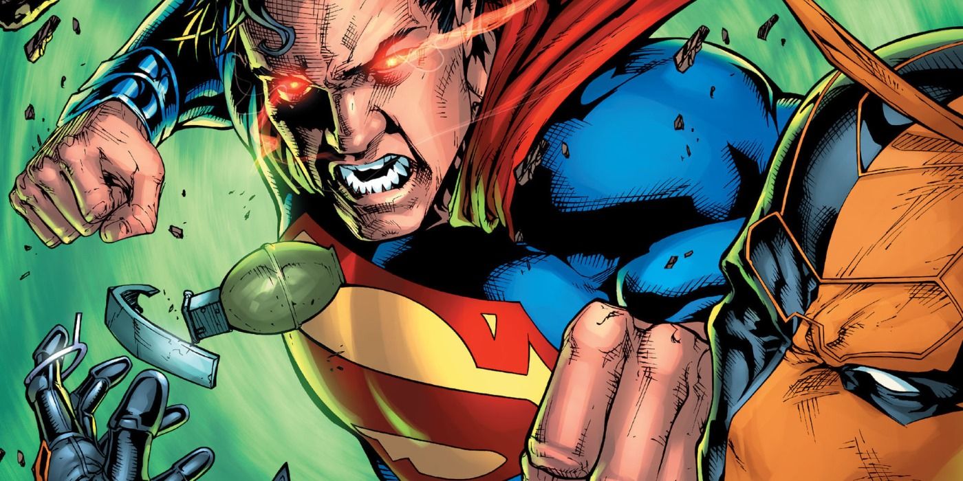 Superman Deathstroke Fight Comic