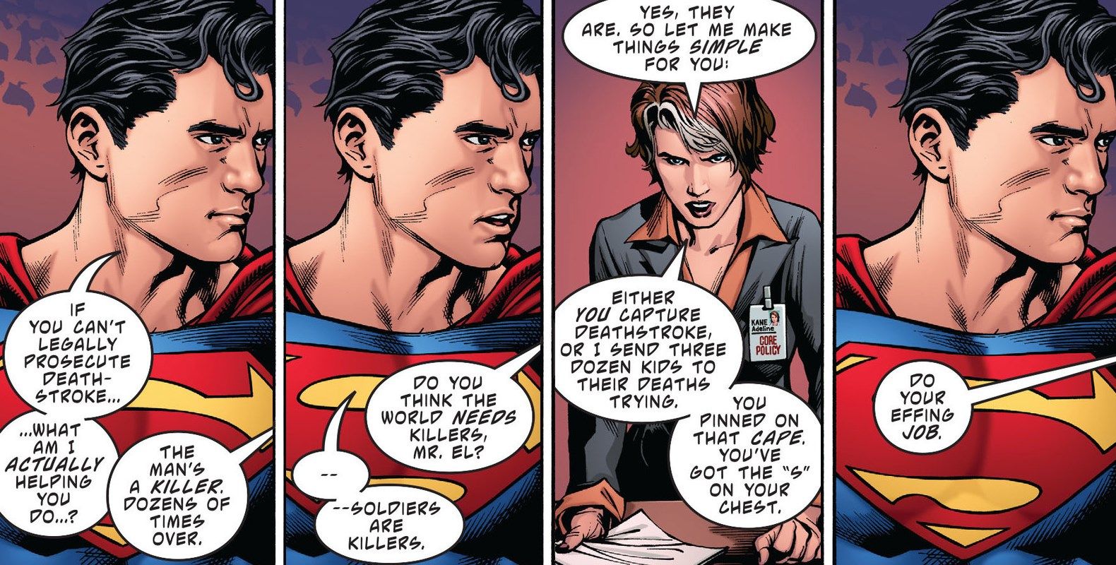 Superman Deathstroke Rebirth Comic