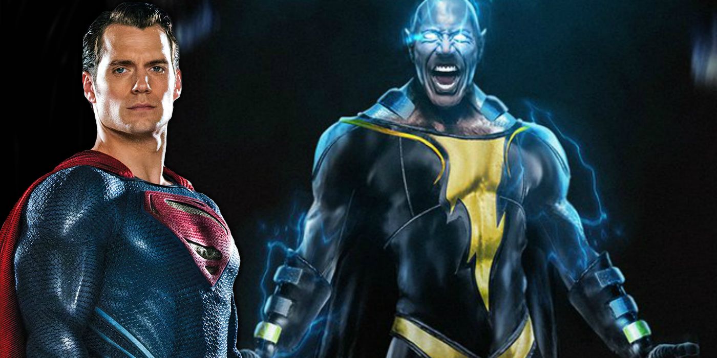 Dwayne Johnson's Black Adam Producer Addresses Henry Cavill's Superman  Fight Rumors