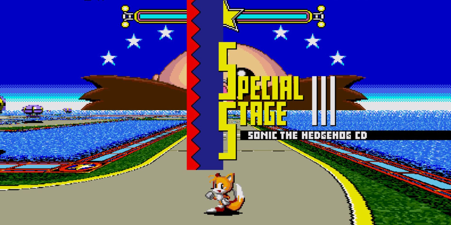 Tails Sonic CD Special Stage